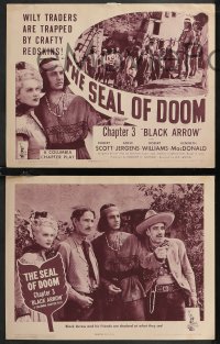 1j1373 BLACK ARROW 4 chapter 3 LCs 1944 Columbia Native American serial, The Seal of Doom!