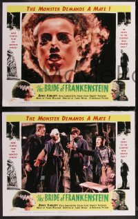 1j0714 BRIDE OF FRANKENSTEIN signed #1/3 set of 16 faux LCs 2021 scenes you would have liked to see!