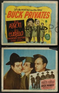 1j1253 BUCK PRIVATES 8 LCs R1948 Bud Abbott & Lou Costello in the picture that made them famous!
