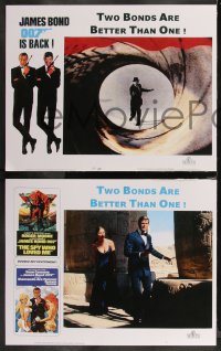 1j0737 SPY WHO LOVED ME/DIAMONDS ARE FOREVER signed #1/3 set of 9 faux LCs 2021 best scenes!