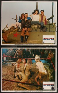1j1339 STRIPES 8 LCs 1981 Ivan Reitman classic, Bill Murray, John Candy, Harold Ramis, Warren Oates!