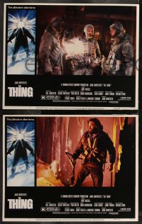 1j1346 THING 8 LCs 1982 John Carpenter, Kurt Russell, the ultimate in alien terror!