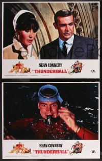 1j0776 THUNDERBALL signed #1/3 set of 8 faux LCs 2021 scenes you would have liked to see!
