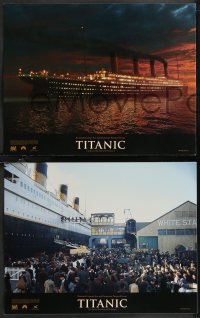 1j1382 TITANIC 4 LCs 1997 Leonardo DiCaprio, Kate Winslet, James Cameron!