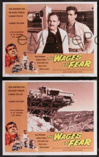 1j0778 WAGES OF FEAR signed #1/3 set of 8 faux LCs 2021 scenes you would have liked to see!