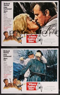 1j0724 WHERE EAGLES DARE signed #1/3 set of 12 faux LCs 2021 scenes you would have liked to see!