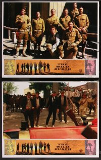 1j0780 WILD BUNCH signed #1/3 set of 8 faux LCs 2021 scenes you would have liked to see!
