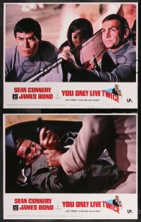 1j0781 YOU ONLY LIVE TWICE signed #1/3 set of 8 faux LCs 2021 scenes you would have liked to see!