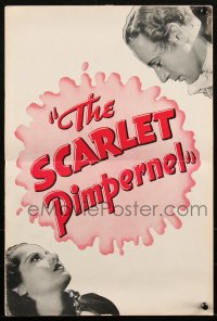 1j1771 SCARLET PIMPERNEL pressbook 1935 Leslie Howard, Merle Oberon, Alexander Korda, rare!