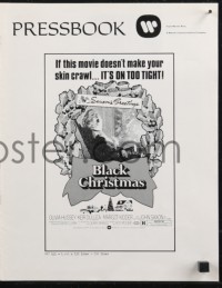 1j1772 SILENT NIGHT EVIL NIGHT pressbook 1975 with alternate Black Christmas title!