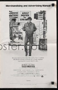 1j1776 TAXI DRIVER pressbook 1976 Robert De Niro, Martin Scorsese & Paul Schrader classic!