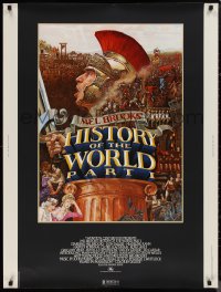 1k0872 HISTORY OF THE WORLD PART I 30x40 1981 artwork of Roman soldier Mel Brooks by John Alvin!