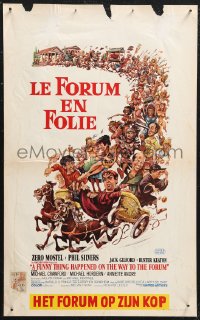 1k0325 FUNNY THING HAPPENED ON THE WAY TO THE FORUM Belgian 1966 wacky Jack Davis artwork!