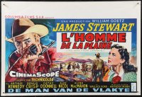 1k0329 MAN FROM LARAMIE Belgian 1955 artwork of James Stewart, directed by Anthony Mann!