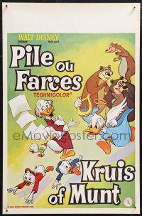 1k0331 PILE OU FARCES Belgian 1960s Disney, Donald Duck, Huey, Dewey, Louie & Ludwig von Drake!