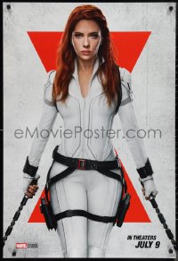 1k1109 BLACK WIDOW teaser DS 1sh 2021 Scarlet Johansson as Natasha Romanoff, Marvel superhero!
