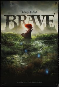 1k1119 BRAVE advance DS 1sh 2012 Disney/Pixar fantasy cartoon set in Scotland, far away image!