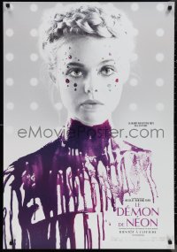 1k0299 NEON DEMON teaser Canadian 1sh 2016 Elle Fanning covered in paint, Nicolas Winding Refn!
