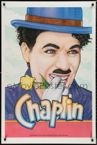 1k1126 CHAPLIN LOST & FOUND 1sh 1984 art of Charlie by Wood & Schiller!