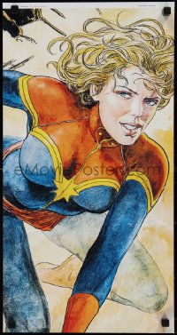 1k0261 MS. MARVEL 13x24 commercial poster 2014 very sexy art of the character by Milo Manara!