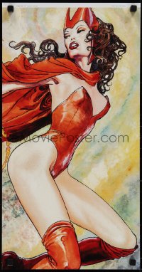 1k0271 SCARLET WITCH 13x25 commercial poster 2014 very sexy art of the character by Milo Manara!