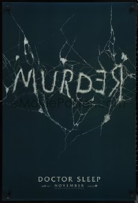 1k1152 DOCTOR SLEEP teaser DS 1sh 2019 Shining sequel, McGregor, Redrum/Murder in broken mirror!