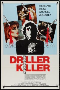 1k1155 DRILLER KILLER 1sh 1979 Abel Ferrara, he kills violently with an electric drill!