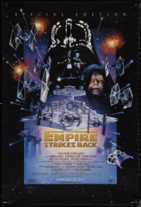 1k1160 EMPIRE STRIKES BACK style C advance 1sh R1997 they're back on the big screen!