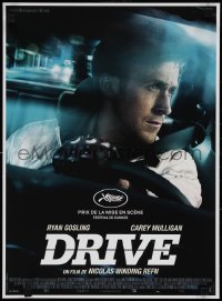 1k0403 DRIVE French 15x21 2011 Nicolas Winding Refn, image of Ryan Gosling behind the wheel!