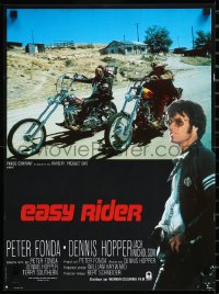 1k0404 EASY RIDER French 16x21 R1980s Fonda, motorcycle biker classic directed by Dennis Hopper