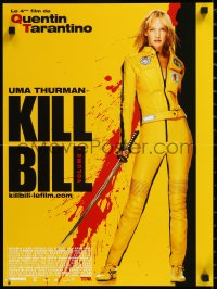 1k0407 KILL BILL: VOL. 1 French 16x21 2003 Quentin Tarantino directed, cool bloody design!
