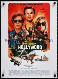 1k0414 ONCE UPON A TIME IN HOLLYWOOD French 15x21 2019 Tarantino, montage art by Chorney!