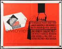 1k0877 ADVISE & CONSENT 1/2sh 1962 Otto Preminger, great Saul Bass Washington Capitol artwork!