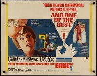 1k0879 AMERICANIZATION OF EMILY 1/2sh 1964 James Garner, Julie Andrews, Paddy Chayefsky!