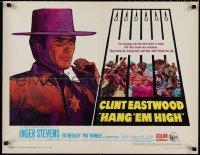 1k0907 HANG 'EM HIGH 1/2sh 1968 Clint Eastwood, they hung the wrong man & didn't finish the job!
