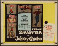 1k0918 JOHNNY CONCHO style B 1/2sh 1956 images of cowboy Frank Sinatra full-length & on horseback!