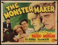 1k0928 MONSTER MAKER 1/2sh 1944 scientist J. Carrol Naish, Birell & sick Ralph Morgan, ultra rare!