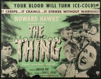 1k0953 THING 1/2sh R1954 Howard Hawks sci-fi horror classic, your blood will turn ice-cold!