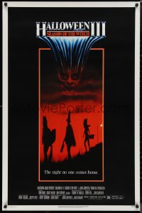 1k1208 HALLOWEEN III 1sh 1982 Season of the Witch, horror sequel, the night no one comes home!
