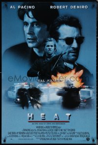 1k1217 HEAT int'l 1sh 1995 Al Pacino, Robert De Niro, Val Kilmer, Michael Mann directed!