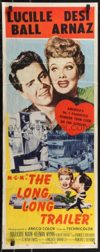 1k1016 LONG, LONG TRAILER insert 1954 newlyweds Lucille Ball & Desi Arnaz go on honeymoon adventure!