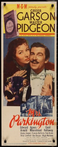 1k1024 MRS. PARKINGTON insert 1944 great romantic close up of Greer Garson & Walter Pidgeon!