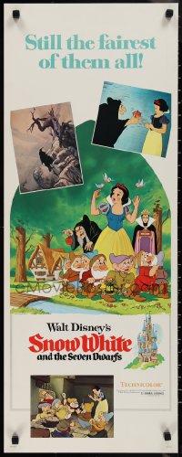 1k1046 SNOW WHITE & THE SEVEN DWARFS insert R1975 Walt Disney animated cartoon fantasy classic!