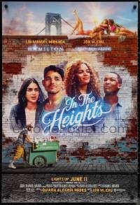 1k1234 IN THE HEIGHTS advance DS 1sh 2020 New York City, musical stage play by Lin-Manuel Miranda!