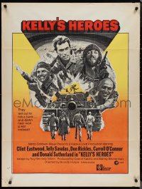 1k0317 KELLY'S HEROES South African 1970 Clint Eastwood, Savalas, Don Rickles, Sutherland, rare!