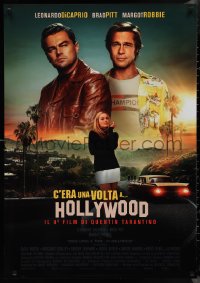 1k0673 ONCE UPON A TIME IN HOLLYWOOD Italian 1sh 2019 Pitt, DiCaprio and Robbie, Tarantino!