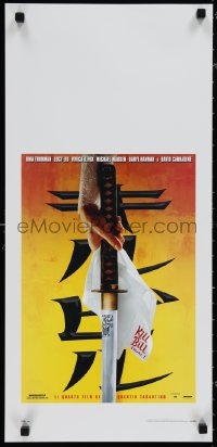 1k0710 KILL BILL: VOL. 1 Italian locandina 2003 Quentin Tarantino, Uma Thurman's hand & katana!