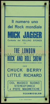 1k0716 LONDON ROCK & ROLL SHOW Italian locandina 1976 Mick Jagger, Chuck Berry, very different!