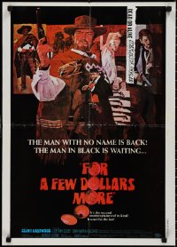 1k0354 FOR A FEW DOLLARS MORE Lebanese 1967 Leone, Clint Eastwood is perhaps the most dangerous man
