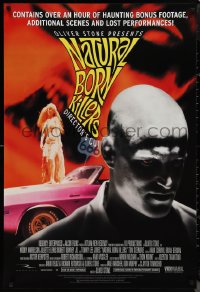 1k0101 NATURAL BORN KILLERS 27x40 video poster 1994 cool different image of Harrelson & Lewis!